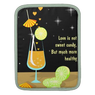 Love is not sweet candy Custom IPad1 IPad2 Sleeve rickshawsleeve