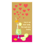 Love is not sweet candy Custom  Photo Card photo cards