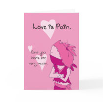 Love is Pain - Keiko card by tursiops Love is Pain - Keiko card