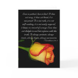 Love is patient... card