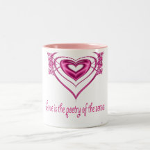 Love is Poetry Mugs