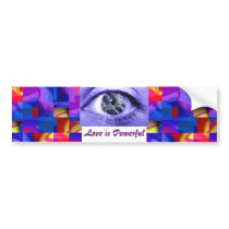 Love is Powerful_Bumper Sticker bumper stickers