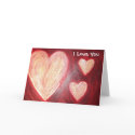 love is red, I Love You cards by jennyclaire_art love is red, I Love You cards
