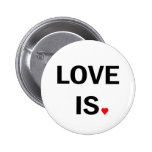 Love Is Round Pins