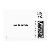 love is safety postage by Darkname love is safety postage