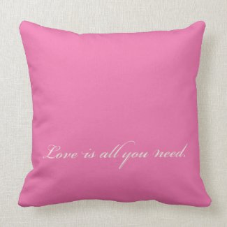 Love Is Shabby Chic Pillow