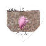 Love is Simple Sticker Love is Simple Sticker