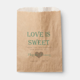 Love Is Sweet Robin's Egg Blue Wedding Bags