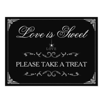 Love Is Sweet Treats - Halloween Spider Love Sign 6.5x8.75 Paper Invitation Card by juliea2010 at Zazzle
