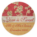 Love Is Sweet - Wedding Favor Stickers