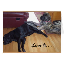 Love Is . . . Taking Turns Giving A Massage cards