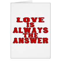 Love Is The Answer cards