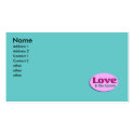 love is the answer business cards by DonnaGrayson love is the answer business cards