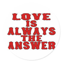 Love Is The Answer stickers by goldnsun Love Is The Answer stickers