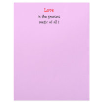 Love is the greatest Magic of all !-letterhead