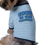 Love is the Message Dog T-shirt