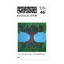 Love is the Root of Life Postage Stamp