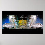Love Is - Two Brown Pelicans_ Poster