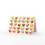 Love is... Valentine Hearts Card