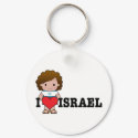 Love Israel keychains