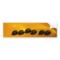 LOVE IT bumper stickers by ManuelSeixas LOVE IT bumper stickers