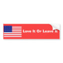 Love It Or Leave It bumper stickers by AmiliaMarie Love It Or Leave It bumper stickers