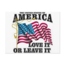 Love it or leave it postcards