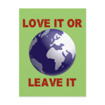 Love It Or Leave It postcards