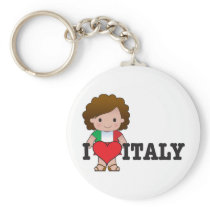 Love Italy Key Chains