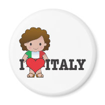 Love Italy magnets by mariabellimages Love Italy magnets