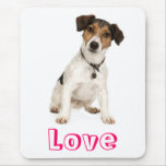 Love Jack Russell Terrier Puppy Dog Mousepad
