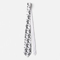 Love (Japanese) Tie by akiliking Love (Japanese) Tie
