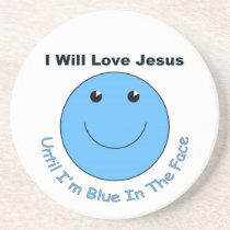 Love Jesus smiley face coasters