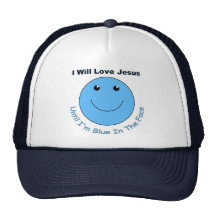 Love Jesus smiley face Hats