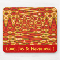 Love, Joy & Happiness mousepads by DonnaGraysonAbstract Love, Joy & Happiness mousepads