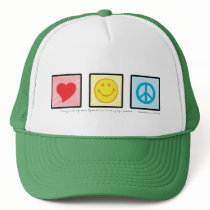 Love Joy Peace hat by UpstreamDesigns Love Joy Peace hat
