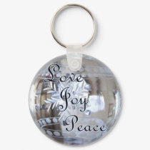 Love, Joy, Peace! keychains