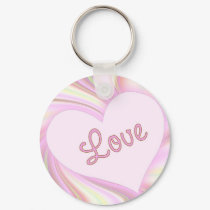 Love Keychain by dndartstudio Love Keychain