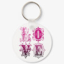 LOVE Keychain by spinsugar LOVE Keychain