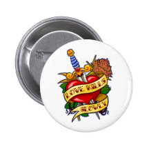 Love Kills Slowly Pins