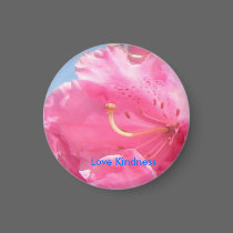Love Kindness Rhododendron Magnet by gramabarb Love Kindness Rhododendron Magnet