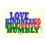 Love kindness welcome card business card templates