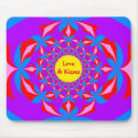 Love & Kisses Mousepad mousepad