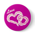 Love Kissing Hearts buttons