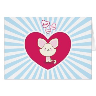 Love Kitten - Card card