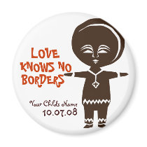 Love Knows No Borders magnet