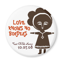 Love Knows No Borders Magnets