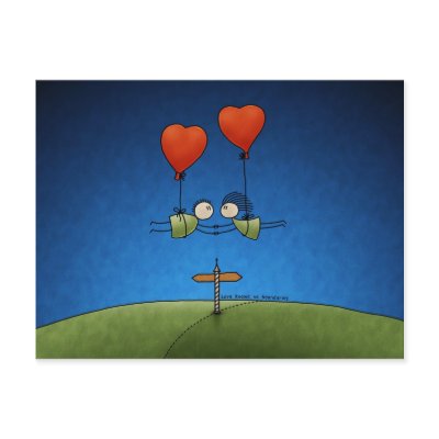 Love Knows No Boundaries Post Cards by vladstudio