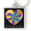 Love Knows No Color Kaleidoscope Amber Heart