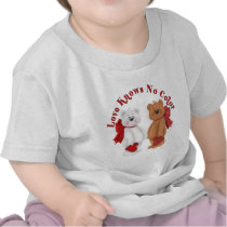 Love Knows No Color t-shirts